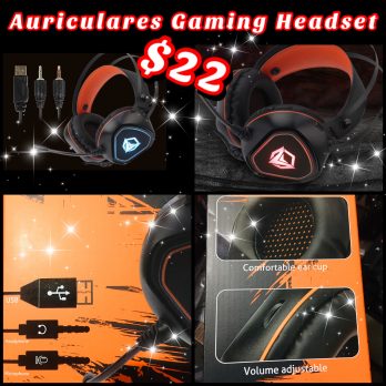 AURICULARES PARA JUEGOS MT-HP020