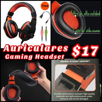 AURICULARES CON MICRÓFONO MT-HP010